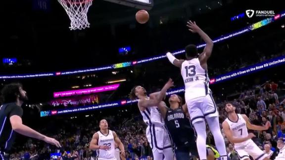 Jaren Jackson Jr. makes a clutch block to secure the Grizzlies' win in final seconds.