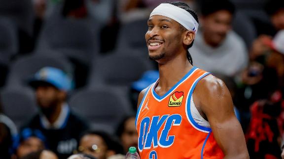 Shai Gilgeous-Alexander leads OKC with 31 points in the win over Atlanta.

