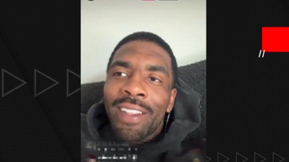 Kyrie Irving reflects on his ACL injury and road to recovery on TikTok.