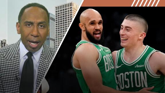 Stephen A. Smith raves about Payton Pritchard and Derrick White combining for 84 points in the Celtics' win over the Trail Blazers.