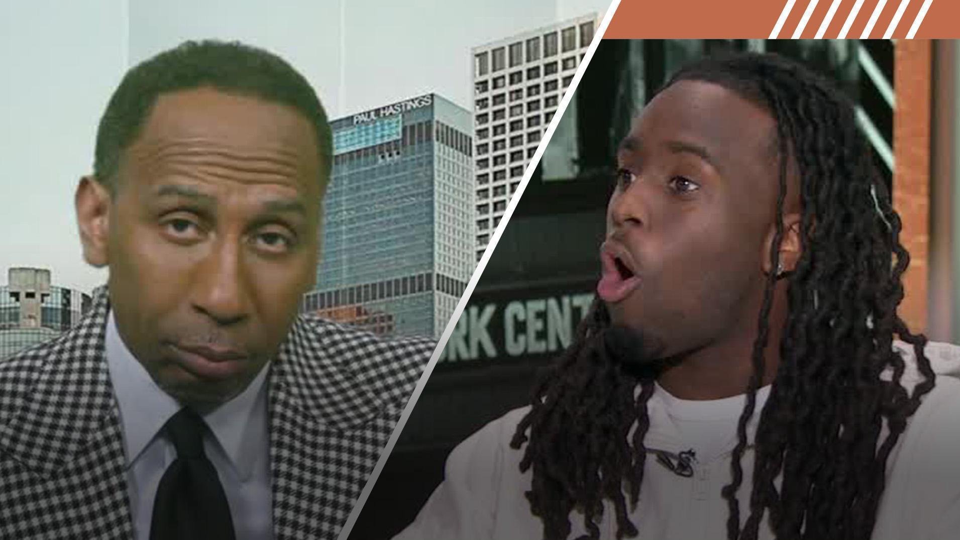 Kai Cenat gets into it with Stephen A. Smith after having his basketball prowess compared to Kevin Hart's.