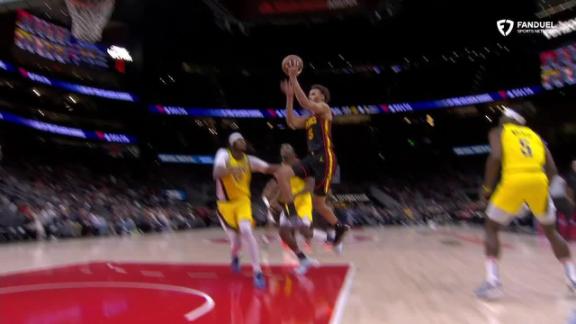 Dyson Daniels has another good scoring night, posting 17 points as the Atlanta Hawks hold off the Indiana Pacers.