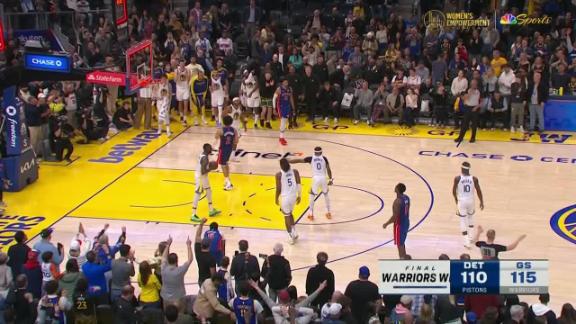 Detroit Pistons vs. Golden State Warriors: Game Highlights