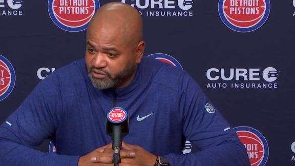 Pistons coach J.B. Bickerstaff sounds off on the officials after Detroit's loss to Oklahoma City on Saturday.
