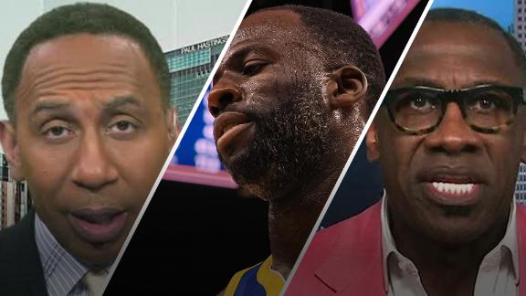 Stephen A. Smith and Shannon Sharpe sound off on the Warriors for losing to the Nuggets despite the absence of Nikola Jokic and Jamal Murray.