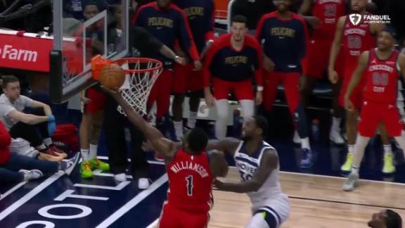 Zion Williamson's layup seal the Pelicans' victory in the final seconds.
