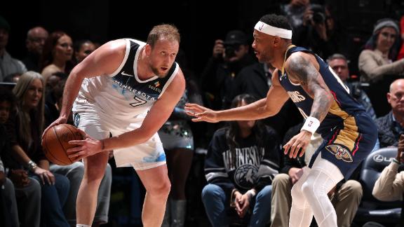 Timberwolves forward Joe Ingles gets his first start of the season, with his autistic son Jacob in attendance to watch him for the first time.