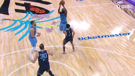 James Harden knocks down the triple