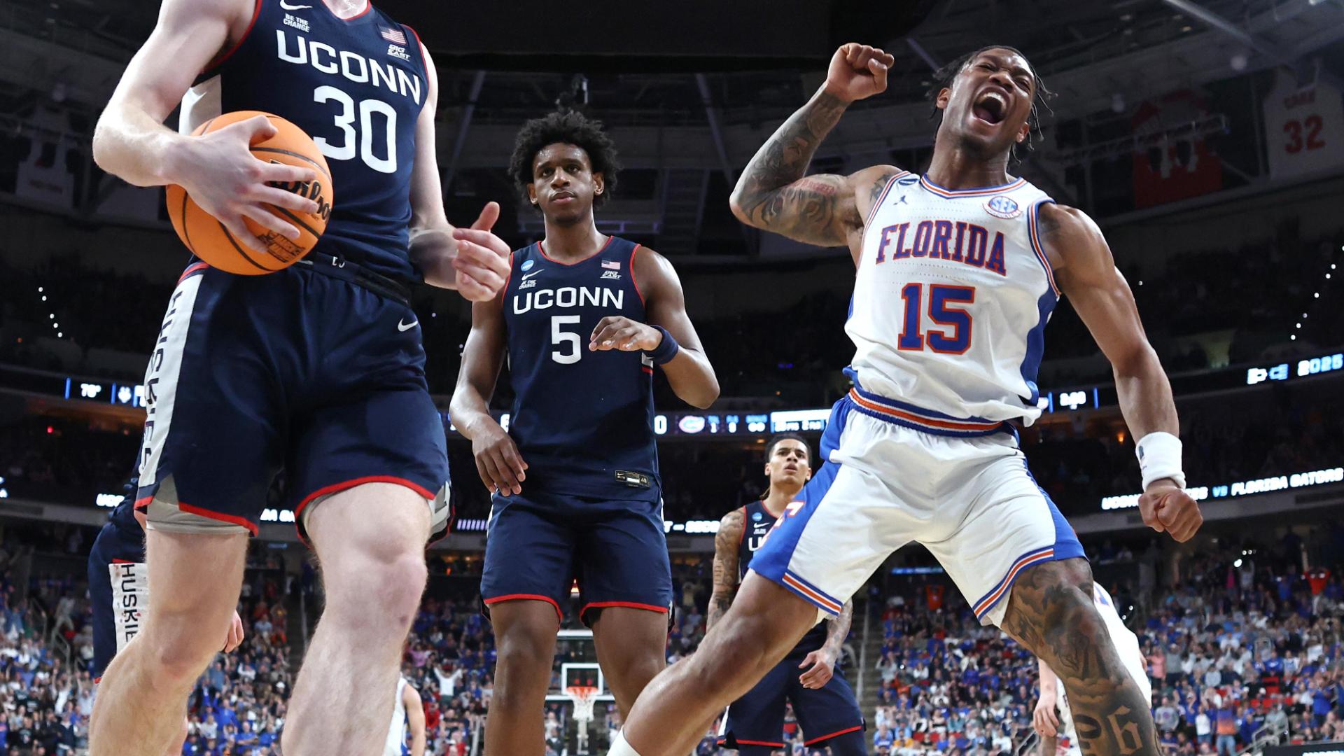 Florida 77-75 UConn (Mar 23, 2025) Final Score - ESPN