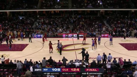 New York Knicks vs. Cleveland Cavaliers: Game Highlights