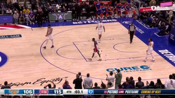 New York Knicks vs. Detroit Pistons: Game Highlights