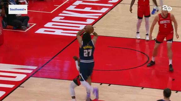 Jamal Murray gets the basket plus the foul