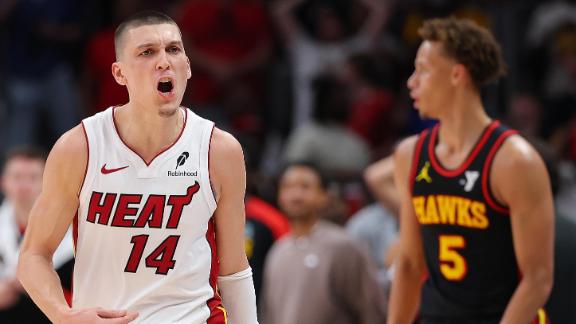 Tyler Herro scores 30 points in an overtime win over a tough Atlanta Hawks team that refused to go away all night.