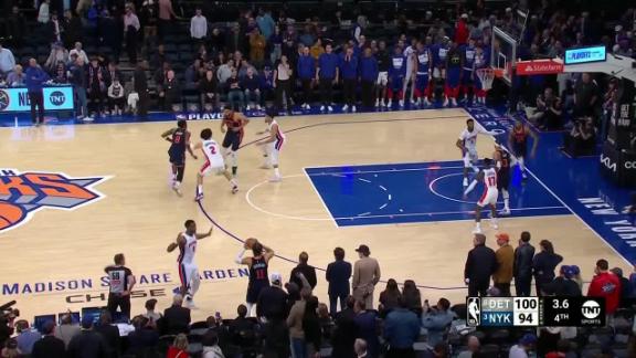 Detroit Pistons vs. New York Knicks: Game Highlights