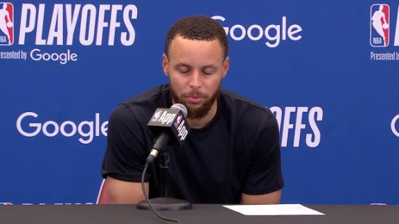 Steph Curry explains how the Warriors can find their rhythm heading into Game 6.
