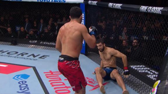 Azamat Bekoev dominates Ryan Loder for first round TKO win