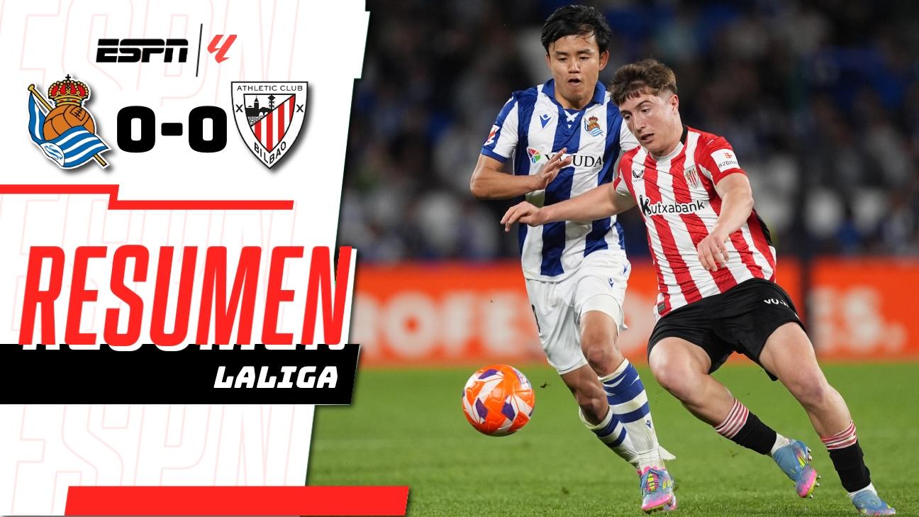 Empate sin goles en el derbi vasco entre Real Sociedad y Athletic Club ...