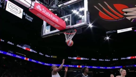 Migna Toure scores and draws the foul