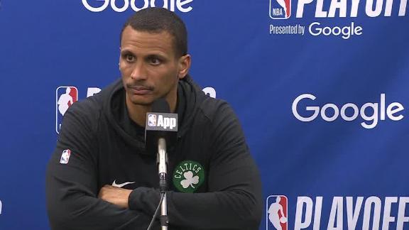 Celtics coach Joe Mazzulla expresses his emotions on the injury Jayson Tatum sustained in Boston's Game 4 loss.