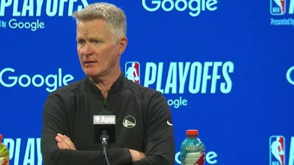 Warriors coach Steve Kerr marvels at Anthony Edwards' improvements as a player while knowing it will be a challenge stopping him in Game 5.