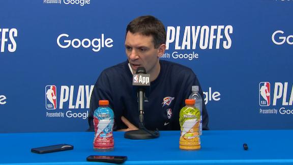 Thunder coach Mark Daigneault weighs in on his team in clutch moments and says their "process down the stretch was excellent."