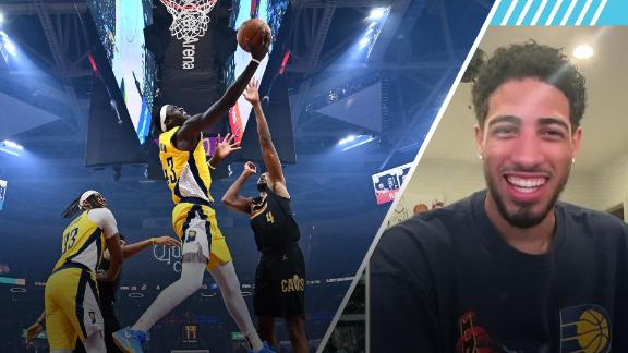 Tyrese Haliburton tells Pat McAfee the Pacers feed off of being overlooked.