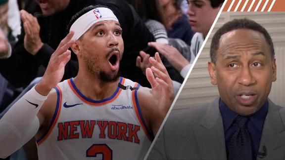 Stephen A. Smith says his concern is rising after the Knicks' Game 5 loss in Boston.






