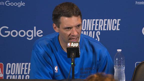Mark Daigneault gives props to the Timberwolves after his OKC team is trounced 143-101 in Game 3.