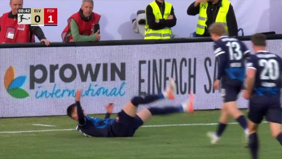 Mathias Honsak scores goal for 1. FC Heidenheim 1846