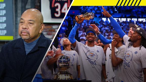 Michael Wilbon and Jay Williams react to the Thunder's dominant Game 5 victory over the Timberwolves to advance to the NBA Finals.