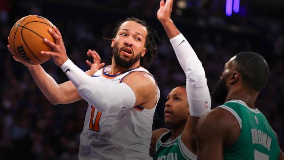 Check out Jalen Brunson's top assists from the Knicks' playoff run so far.