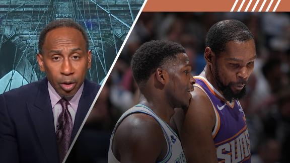 Stephen A. Smith explains why Kevin Durant would be a great pairing with Anthony Edwards in Minnesota.