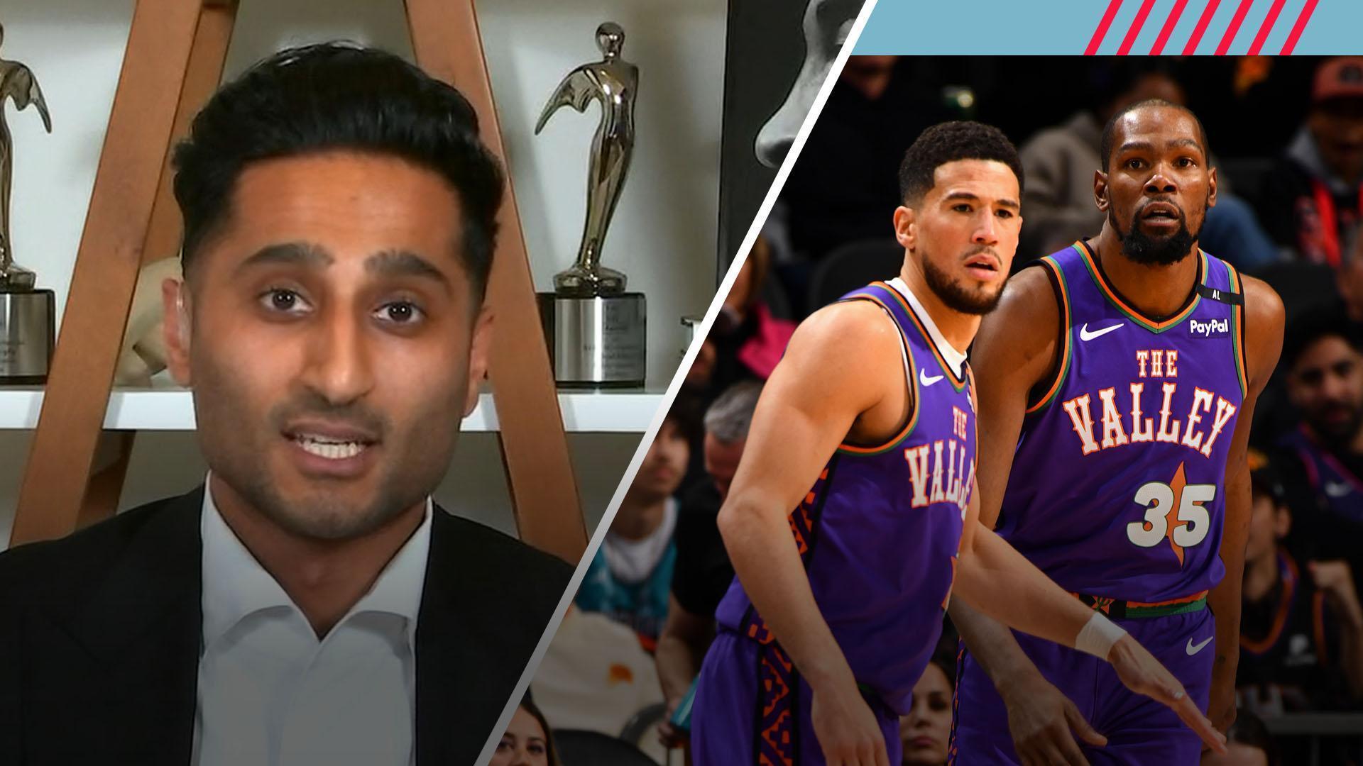 Shams Charania reports on the Suns hiring Cavaliers assistant Jordan Ott as their next coach and what it means for Devin Booker and Kevin Durant's future with the team.
