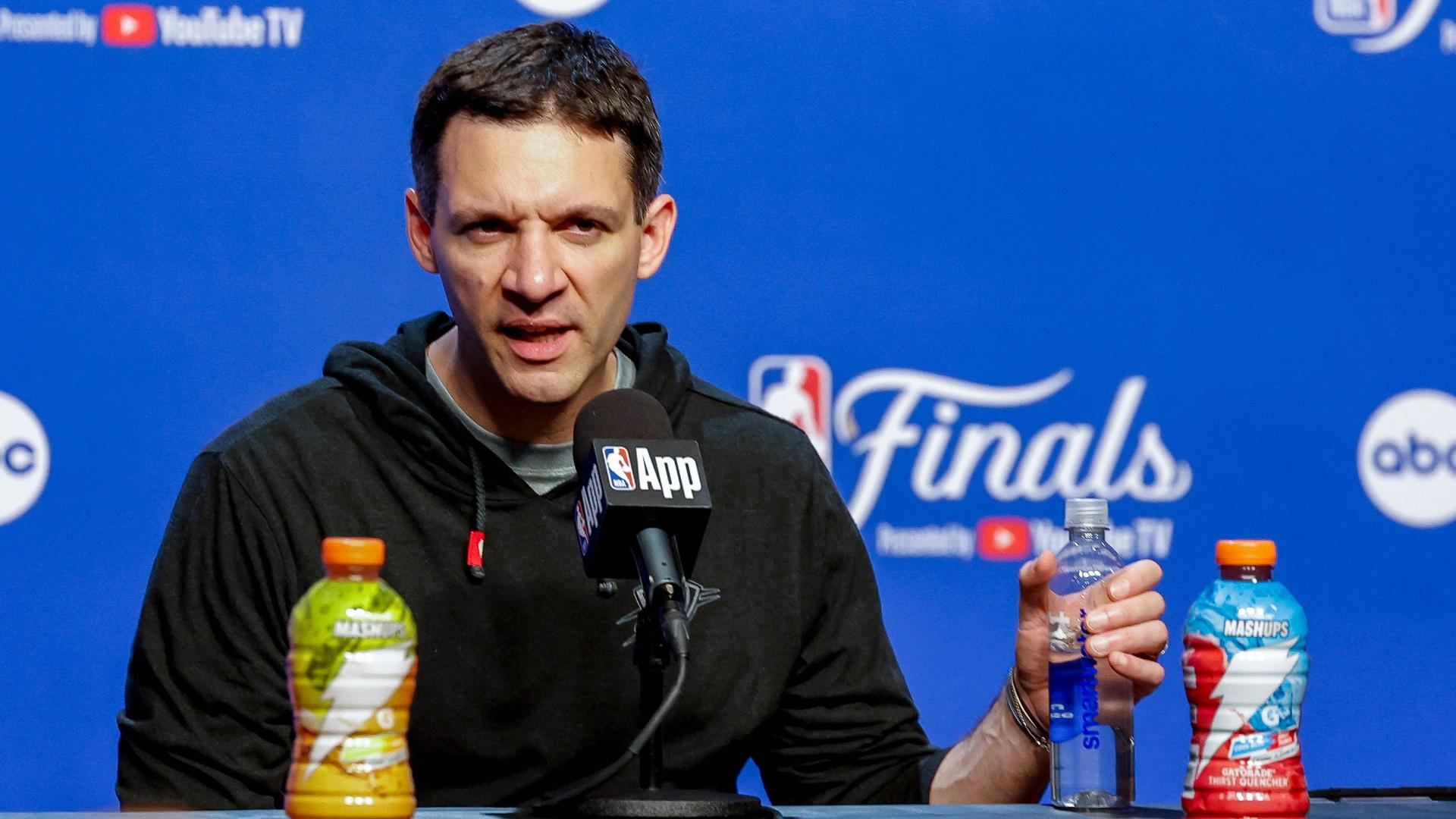Thunder coach Mark Daigneault reflects on the team's Game 1 loss and looks ahead to potential adjustments in the rest of the Finals.