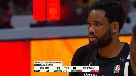 Kriol Star open the Basketball Africa League playoffs with a 91-88 win vs. FUS Rabat to clinch seventh seed.