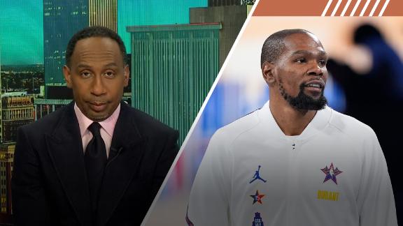 Stephen A. Smith addresses Kevin Durant's comment, reiterating his stance that All-Star Weekend's future is in jeopardy without more effort from players.