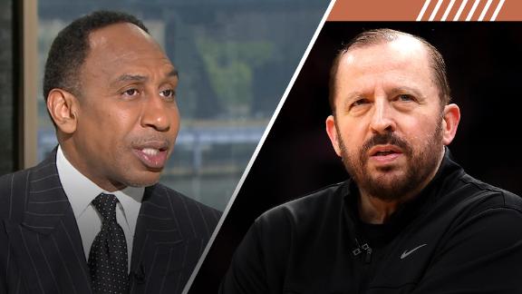 Stephen A. Smith breaks down why the Knicks' head coach search looks so bad, calling it desperate and pathetic.