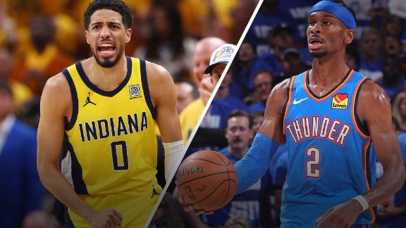 The Pacers and Thunder meet Sunday night in the first NBA Finals game since 2016. Will it be Indiana or Oklahoma that claims glory? Be sure to watch it all live on ABC.