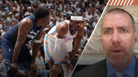 Tim MacMahon says the Thunder will challenge Anthony Edwards and the Timberwolves for years to come.






