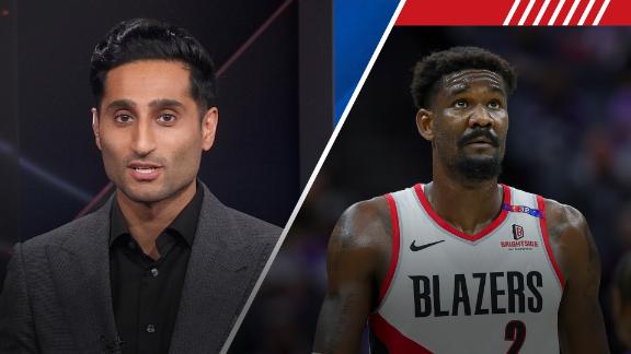 Shams Charania reports that Deandre Ayton is signing a two-year deal with the Lakers after being bought out by the Blazers.