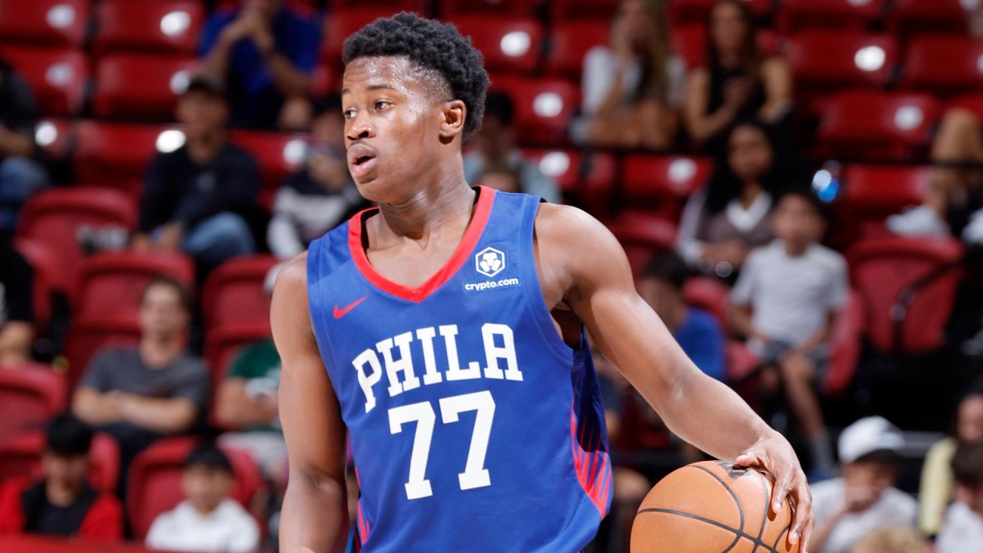 VJ Edgecombe puts up 15 as Philadelphia pulls away late to secure a 74-58 win over Washington.