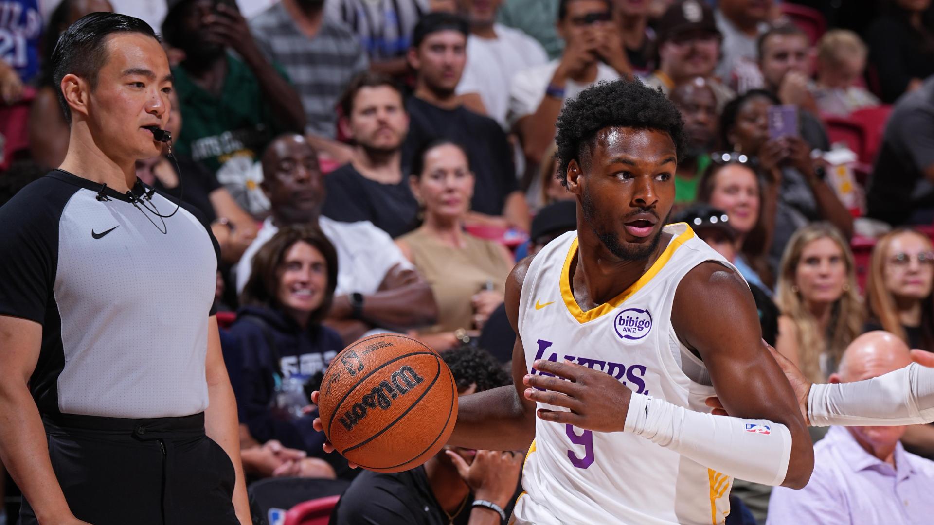 Bronny James scores 17 points for the Lakers, but it's not enough in a loss to the Clippers.