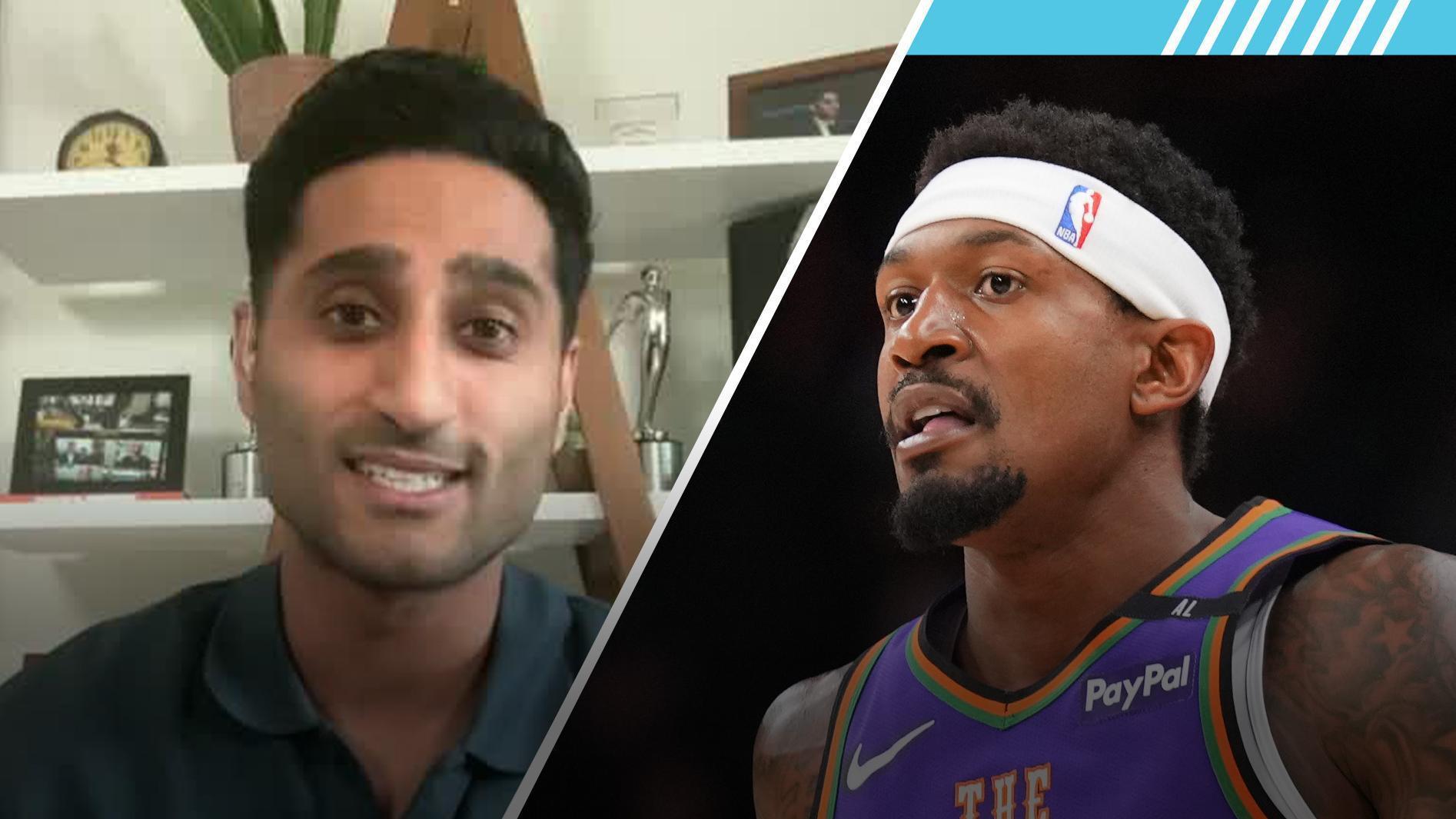 Shams Charania joins "The Pat McAfee Show" to report on Bradley Beal agreeing to a contract buyout with the Phoenix Suns to join the Los Angeles Clippers.