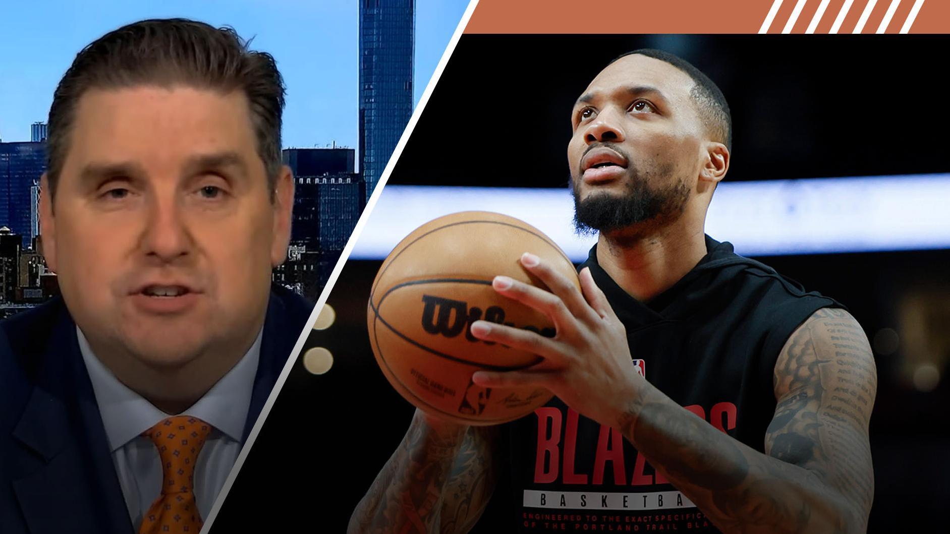 Brian Windhorst says although he's happy Damian Lillard is returning to Portland, it raises questions about the Trail Blazers' cap sheet.
