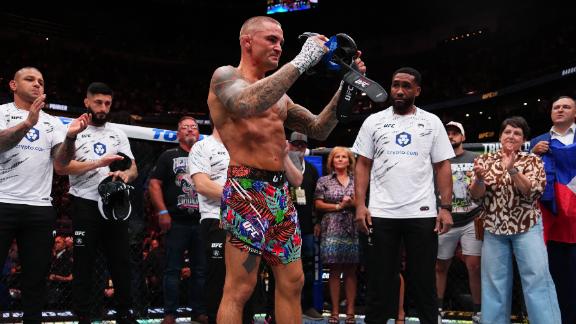 Dustin Poirier leaves gloves in Octagon for final time