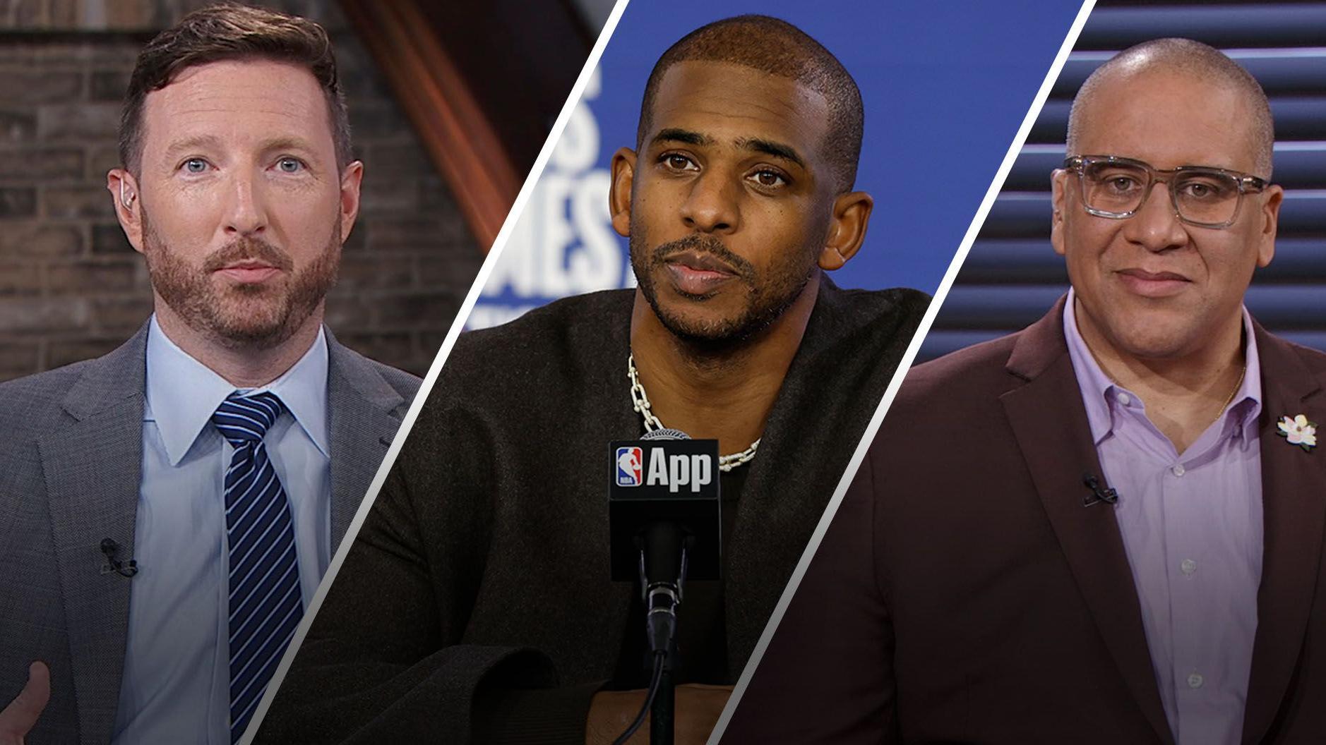 Marc Spears and Dave McMenamin weigh in on how Chris Paul might continue playing beyond next season.




