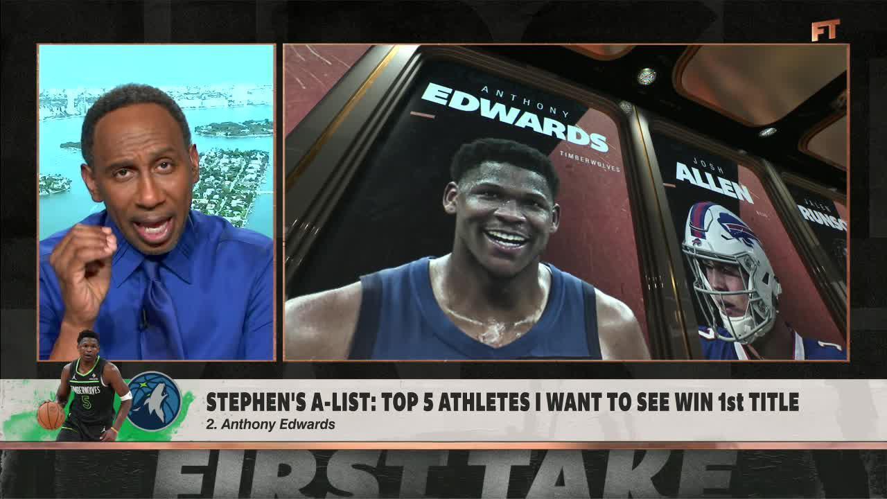 Stephen A. Smith explains why he loves watching Anthony Edwards play and why he's on his list of players he wants to see win a championship.