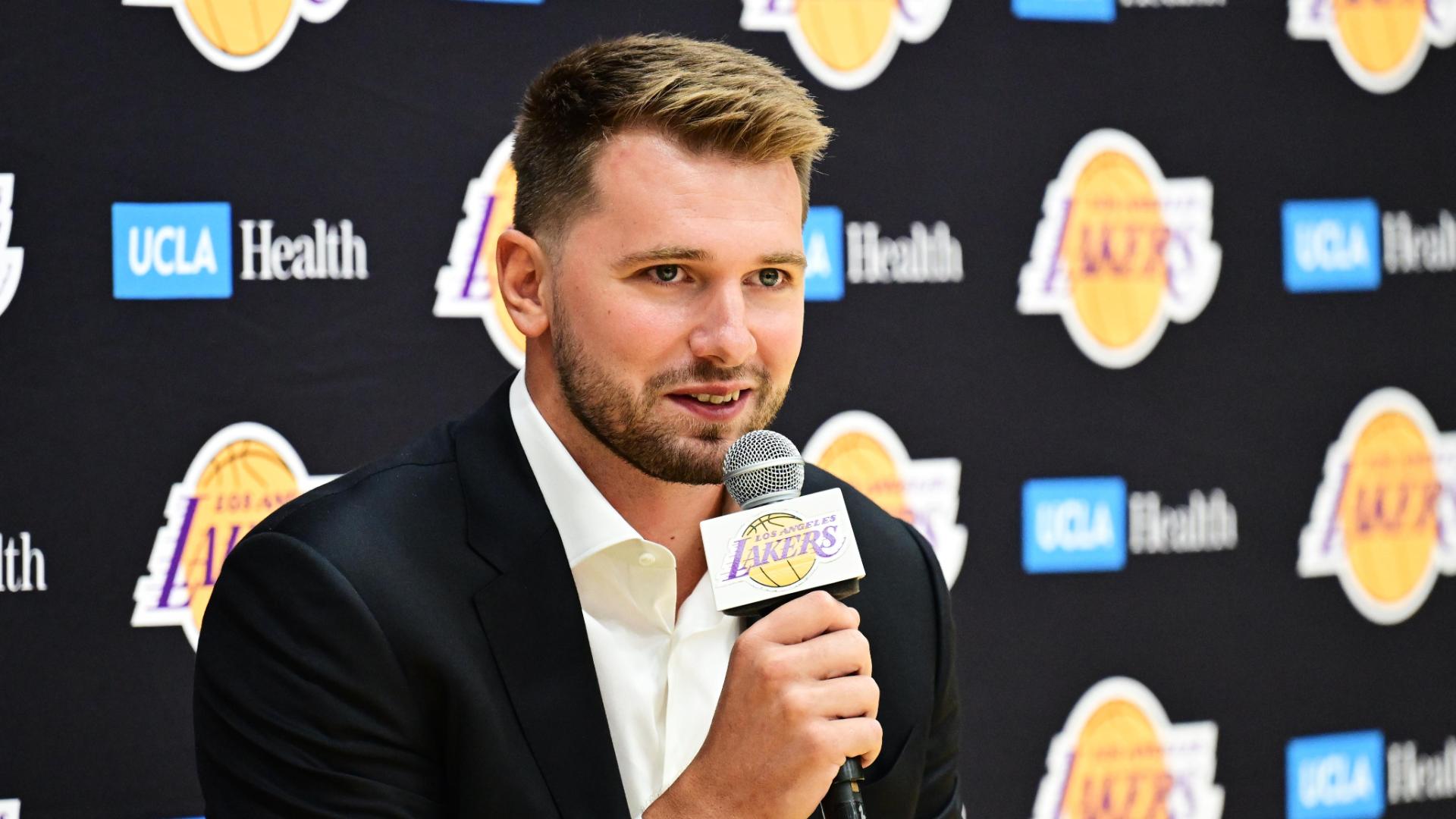 Luka Doncic shares what excites him about his decision to sign an extension with the Lakers.