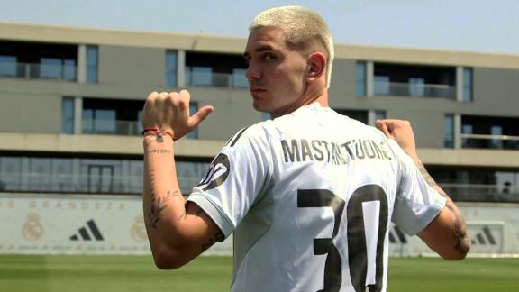 Real Madrid unveil Franco Mastantuono