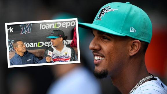Eury Perez - Lanzador Abridor de Miami Marlins - - ESPN (PA)
